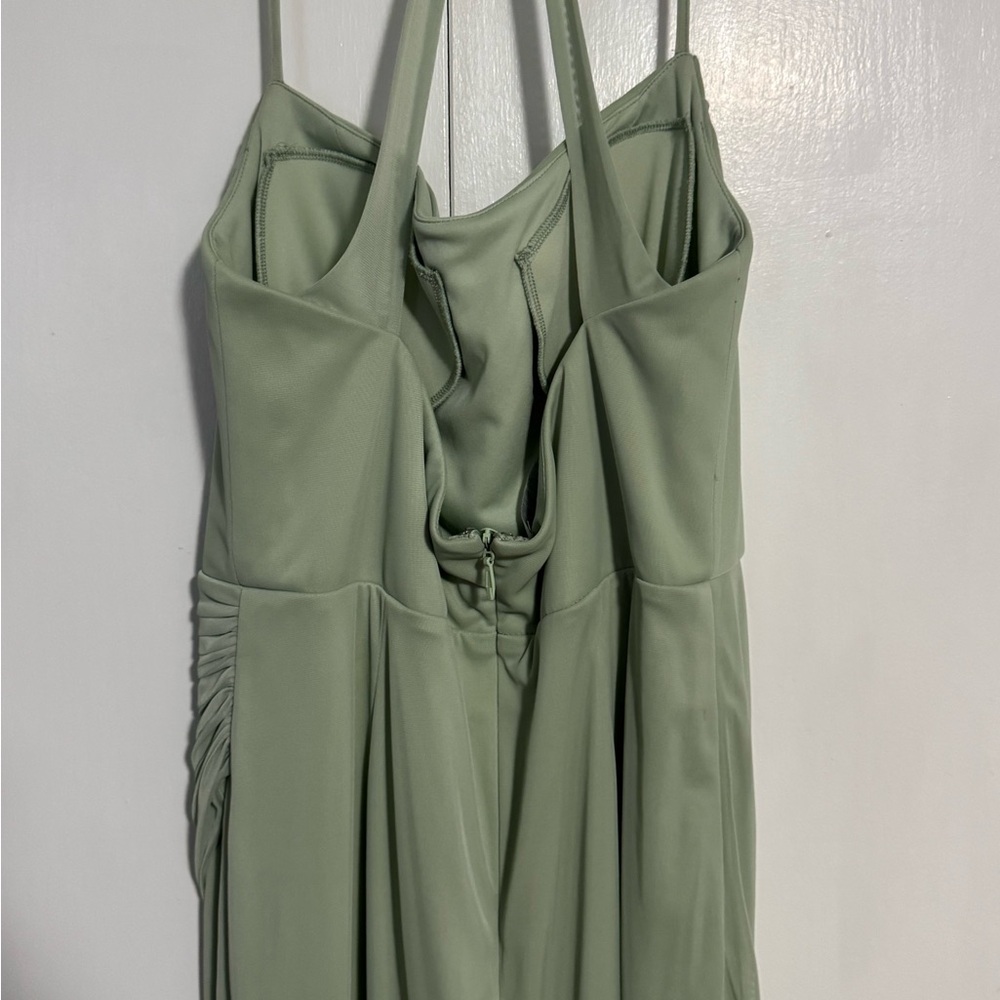 Azazie Dusty Sage Bridesmaid Dress - Picture 7 of 9